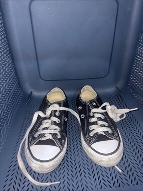 Converse Black and White Kids Low-Top Sneakers